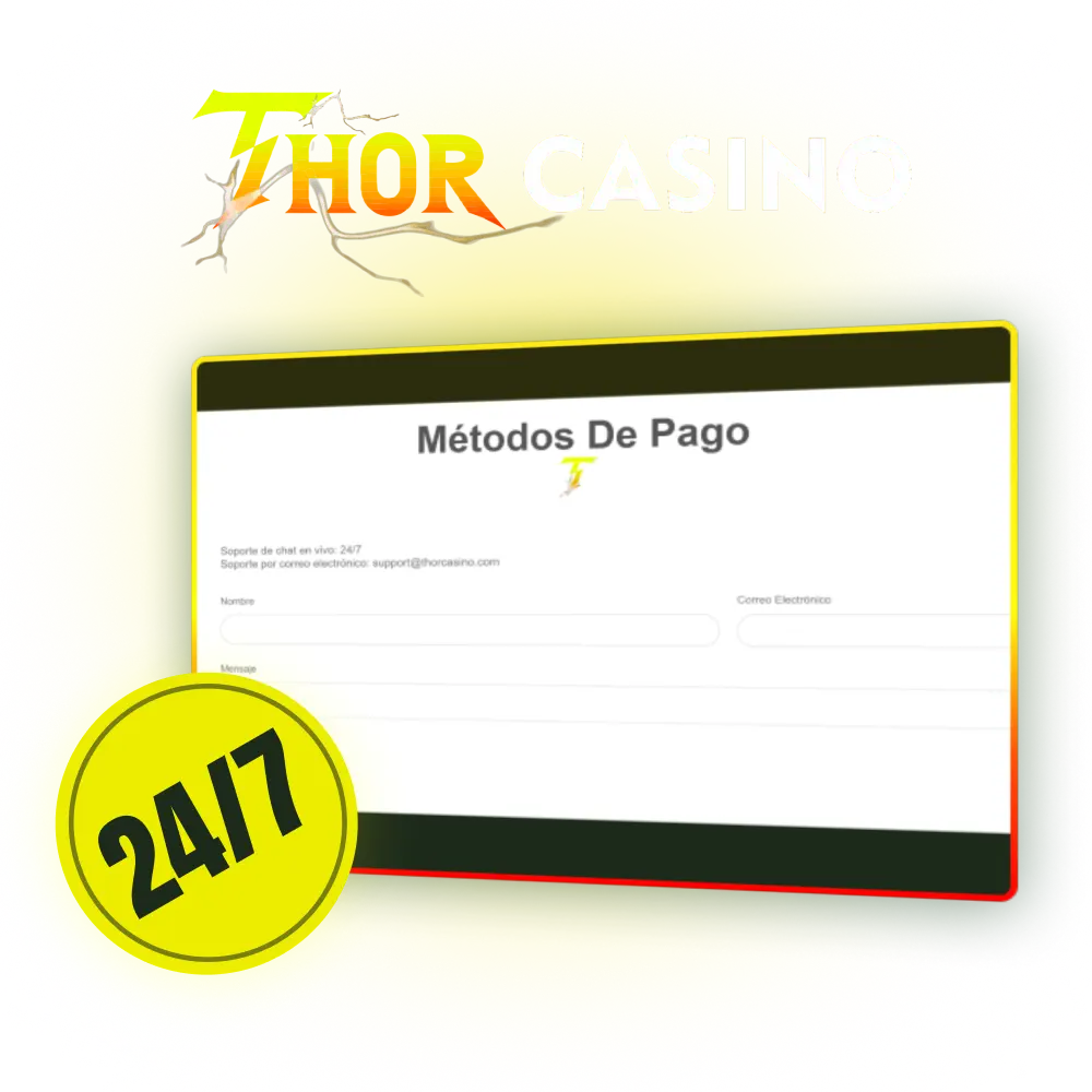 Contacta con el soporte del sitio oficial de Thor Casino para asistencia.