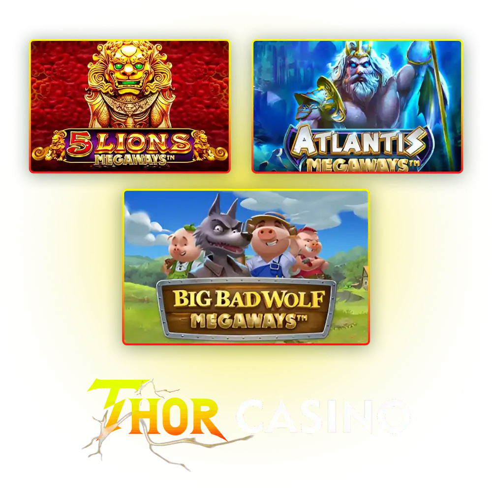 Juega a las tragamonedas Megaways y Multiways en el sitio oficial de Thor Casino.