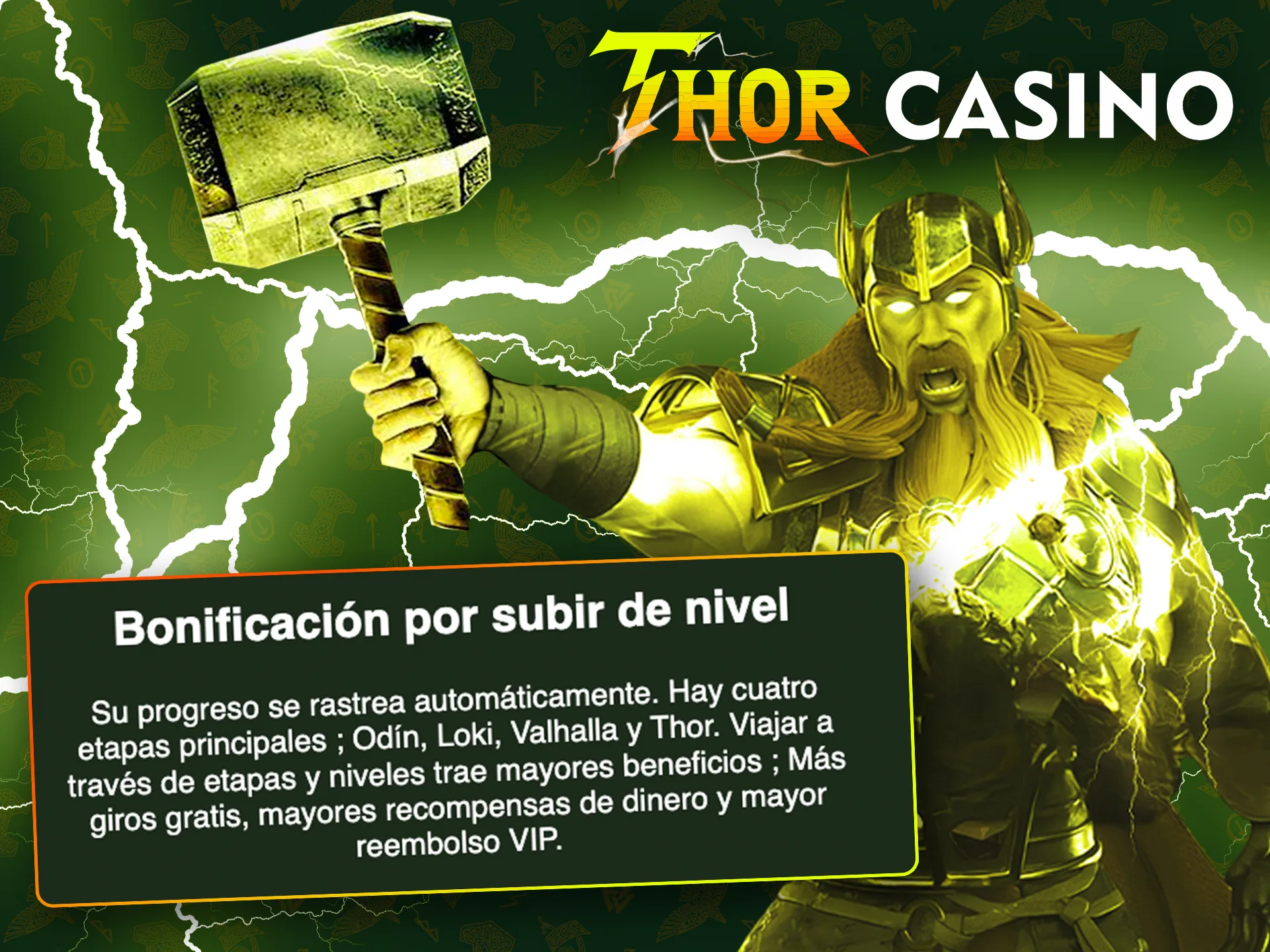 Únase al programa Vip de Thor Casino para disfrutar de grandes oportunidades.