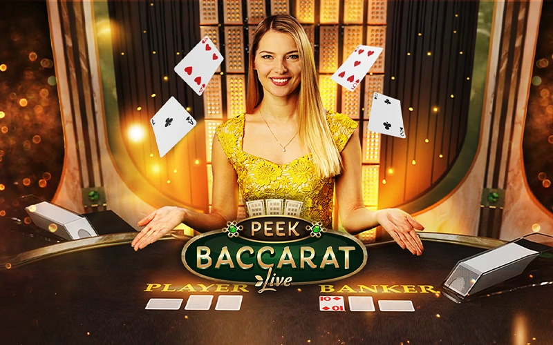 Peek Baccarat en Thor Casino descubre cartas ocultas.