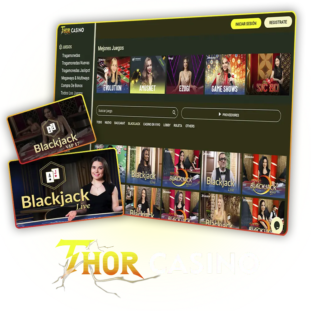 Blackjack en Thor Casino juega y gana en mesas exclusivas.