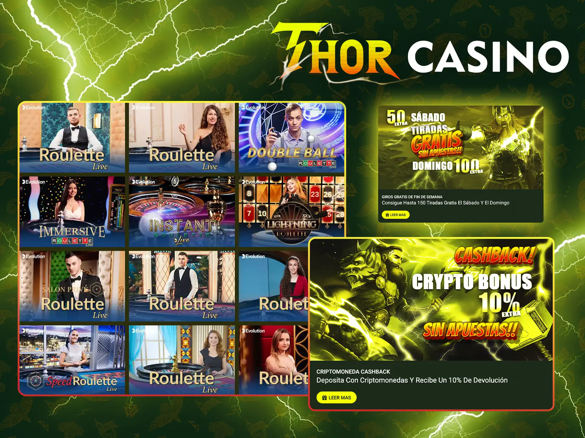 Bonos actuales de ruleta en Thor Casino aprovecha ya.