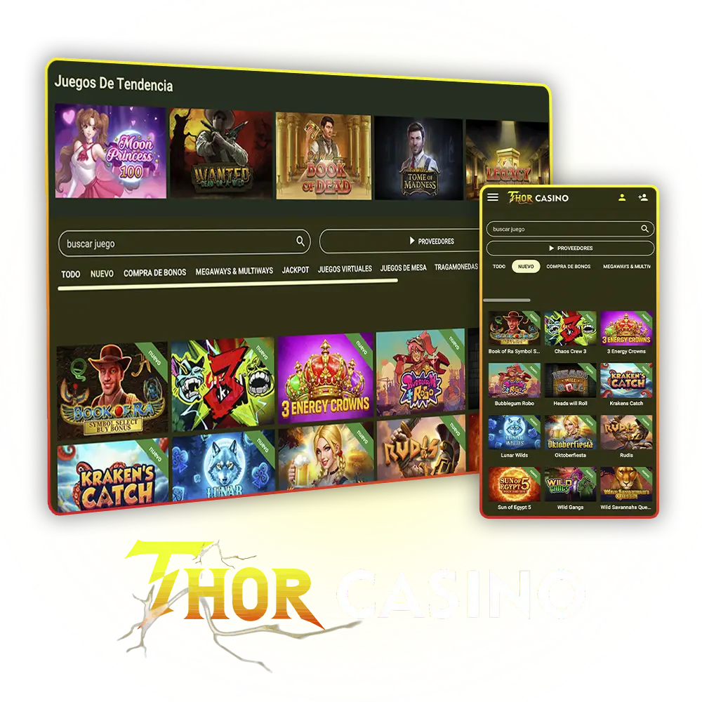 Tragamonedas nuevas en Thor Casino descubre lo último.